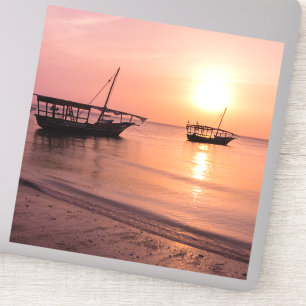 Sunset in Zanzibar Sticker