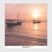 Sunset in Zanzibar Sticker (Vel)