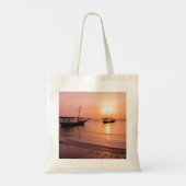 Sunset in Zanzibar Tote Bag (Achterkant)