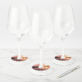 Sunset in Zanzibar Wijnglaslabel (Set)