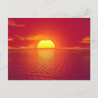 Sunset India Briefkaart