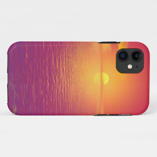 Sunset iPhone Case (Achterkant (horizontaal))