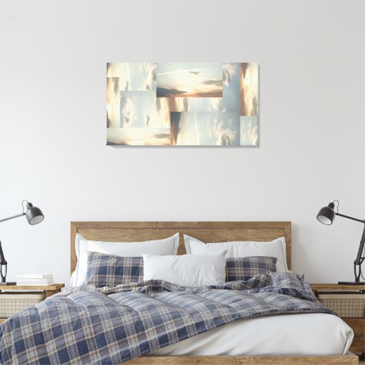 Sunset-it-is Stretched Canvas Print (Insitu (Slaapkamer))