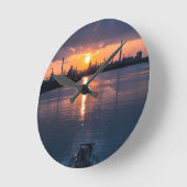 Sunset Japan Sky Ronde Klok (Hoek)