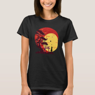 Sunset Japans esthetisch Zen Boeddhist Bonsai - bo T-shirt