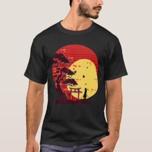 Sunset Japans esthetisch Zen Boeddhist Bonsai - bo T-shirt