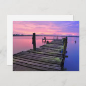 Sunset Jetty Briefkaart (Voorkant / Achterkant)