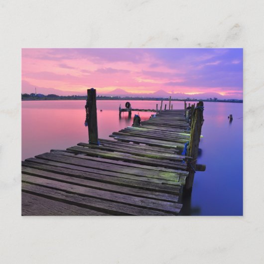 Sunset Jetty Briefkaart (Voorkant)