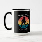 Sunset Jolly Roger Pirate Party Ship Mok (Links)