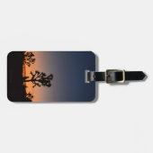 Sunset Joshua Trees Bagagelabel (Voorkant horizontaal)