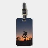 Sunset Joshua Trees Bagagelabel (Voorkant verticaal)