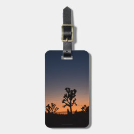 Sunset Joshua Trees Bagagelabel