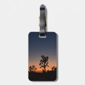Sunset Joshua Trees Bagagelabel (Achterkant verticaal)
