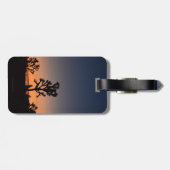 Sunset Joshua Trees Bagagelabel (Achterkant horizontaal)