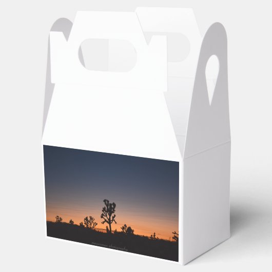 Sunset Joshua Trees Bedankdoosjes (Geopend)