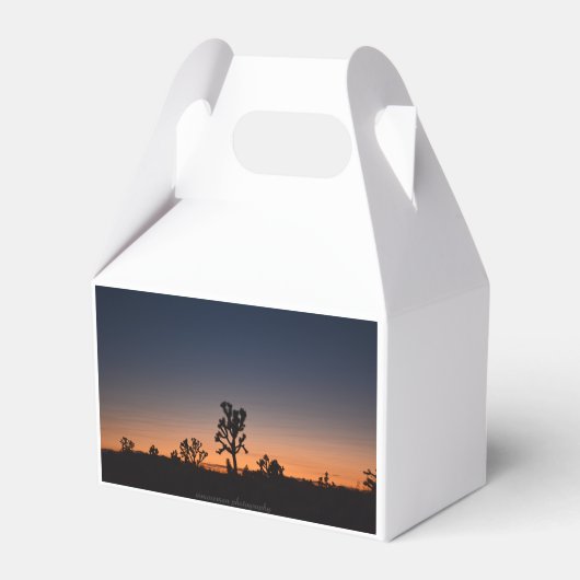 Sunset Joshua Trees Bedankdoosjes (Voorkant Zijde)