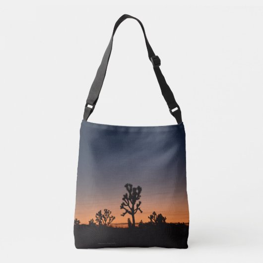 Sunset Joshua Trees Crossbody Tas (Achterkant)