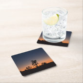 Sunset Joshua Trees Kartonnen Onderzetters (Insitu)