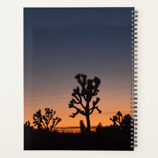 Sunset Joshua Trees Planner (Achterkant)
