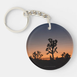Sunset Joshua Trees Sleutelhanger