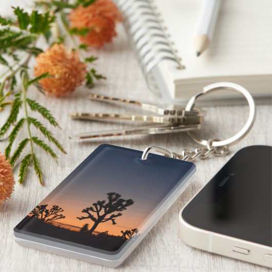 Sunset Joshua Trees Sleutelhanger (Voorkant Rechts)