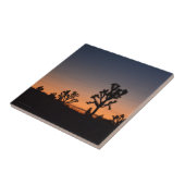 Sunset Joshua Trees Tegeltje (Zijkant)