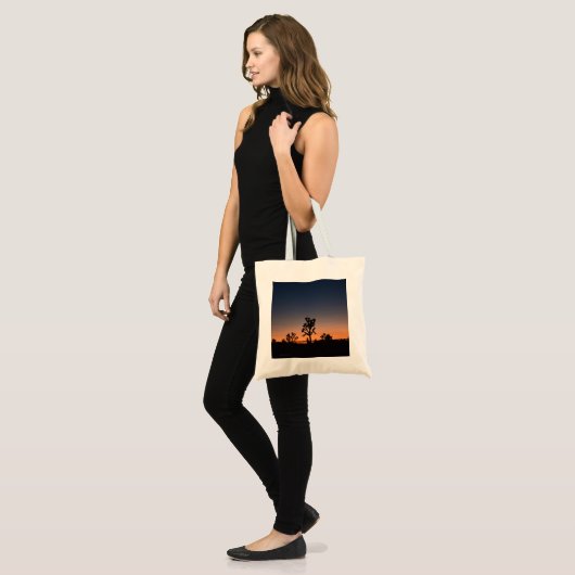 Sunset Joshua Trees Tote Bag (Voorkant (model))