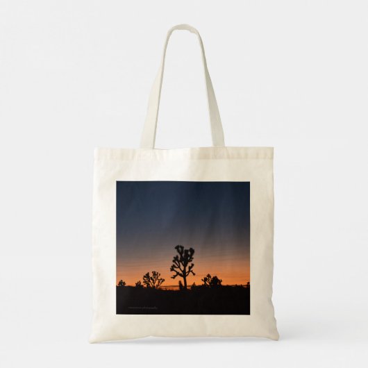 Sunset Joshua Trees Tote Bag (Achterkant)