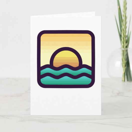 Sunset Kaart (Voorkant)