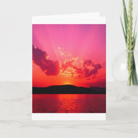 SUNSET KAART (Voorkant)