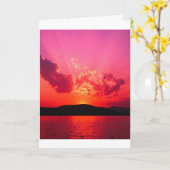 SUNSET KAART (Gele Bloem)