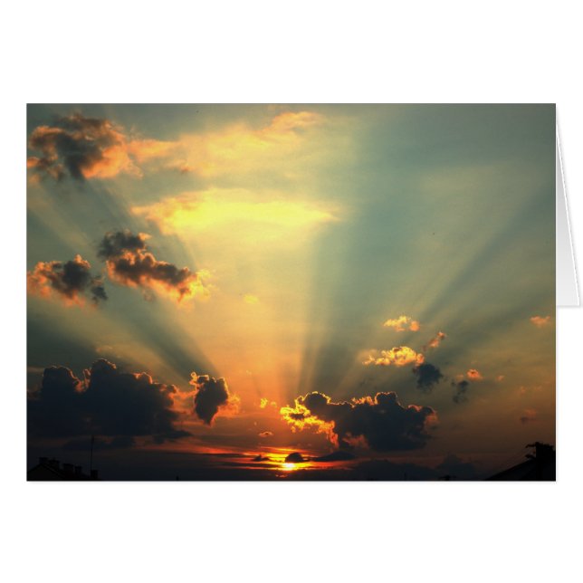 Sunset Kaart (Voorkant Horizontaal)