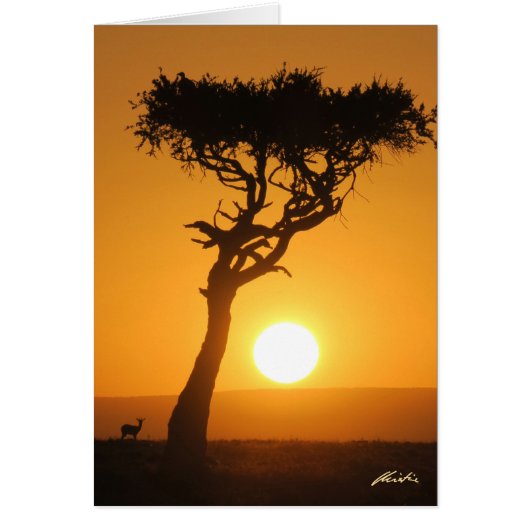 Sunset Kaart (Voorkant)
