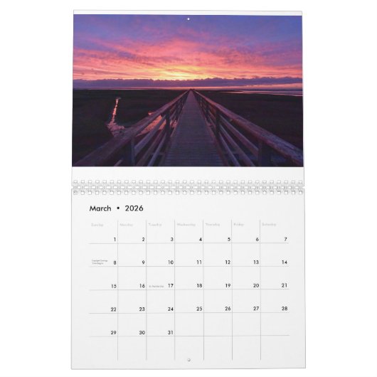 Sunset Kalender (Mar 2026)