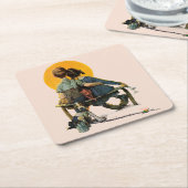 Sunset Kartonnen Onderzetters (Schuin)