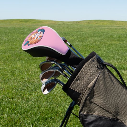 Sunset Kat Golfheadcover (Insitu)