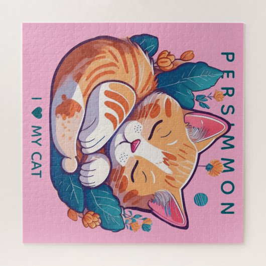 Sunset Kat Legpuzzel (Horizontaal)