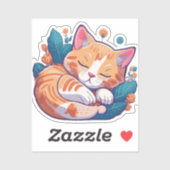 Sunset Kat Sticker (Vel)