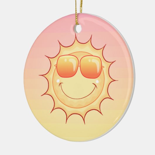 Sunset Keramisch Ornament (Links)