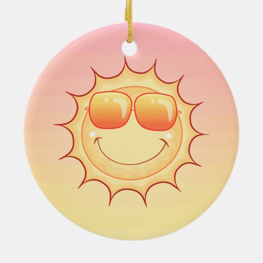 Sunset Keramisch Ornament (Achterkant)