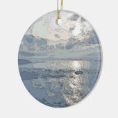 SUNSET KERAMISCH ORNAMENT (Links)