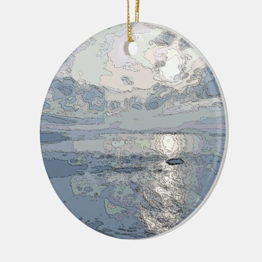 SUNSET KERAMISCH ORNAMENT (Links)