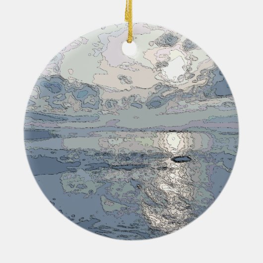 SUNSET KERAMISCH ORNAMENT (Achterkant)