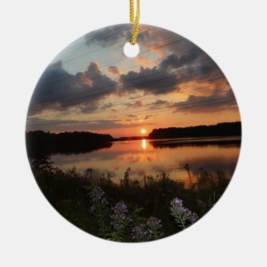 Sunset Keramisch Ornament (Voorkant)