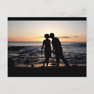 Sunset Kiss Briefkaart