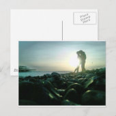 Sunset Kiss Briefkaart (Voorkant / Achterkant)