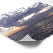 Sunset Kiteboarding Poster (Hoek)