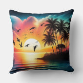 Sunset Kussen (Achterkant)