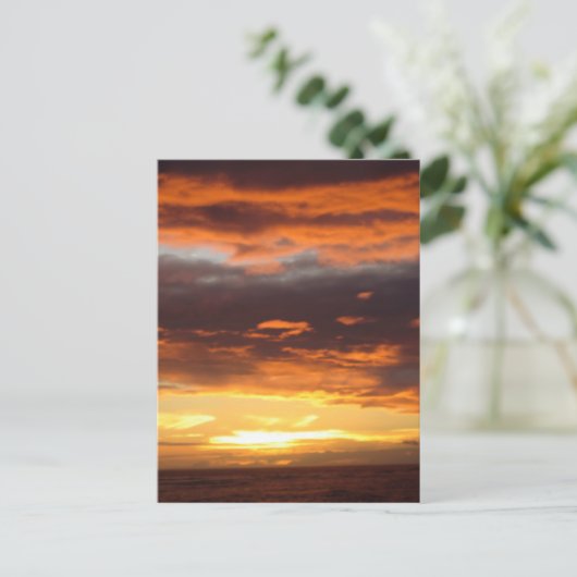 Sunset Lahaina Maui Hawaii Briefkaart (Staand voorkant)