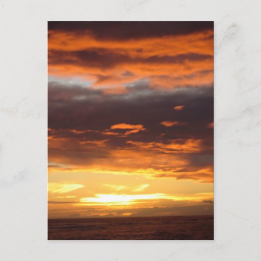 Sunset Lahaina Maui Hawaii Briefkaart (Voorkant)